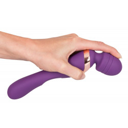 Wibrator i masażer łechtaczki 2 końce 21cm 8trybów